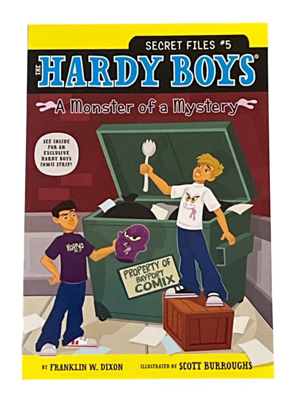 Hardy Boys Secret Files 5 Monster of Mystery Book New